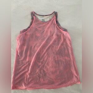 EUC Athleta girls tank top L12  pink size L12